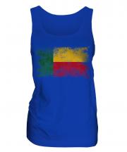 Benin Distressed Flag Ladies Vest