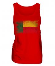 Benin Distressed Flag Ladies Vest