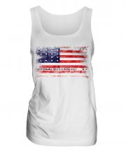 Bikini Atoll Distressed Flag Ladies Vest