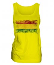 Bolivia Distressed Flag Ladies Vest