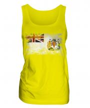 British Antartic Territory Distressed Flag Ladies Vest