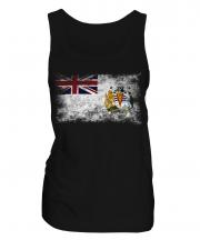 British Antartic Territory Distressed Flag Ladies Vest