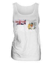British Antartic Territory Distressed Flag Ladies Vest