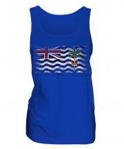 British Indian Ocean Territory Distressed Flag Ladies Vest