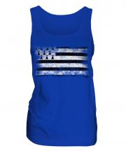 Brittany Distressed Flag Ladies Vest