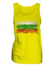 Bulgaria Distressed Flag Ladies Vest