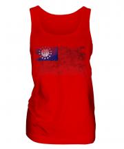 Burma Distressed Flag Ladies Vest
