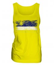 Buryatia Distressed Flag Ladies Vest