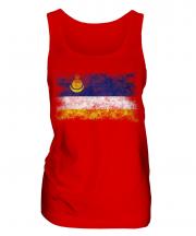 Buryatia Distressed Flag Ladies Vest
