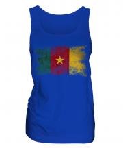 Cameroon Distressed Flag Ladies Vest