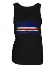 Cape Verde Distressed Flag Ladies Vest