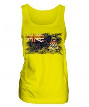 Cayman Islands Distressed Flag Ladies Vest