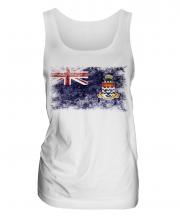 Cayman Islands Distressed Flag Ladies Vest