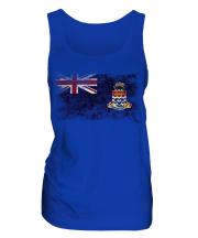 Cayman Islands Distressed Flag Ladies Vest
