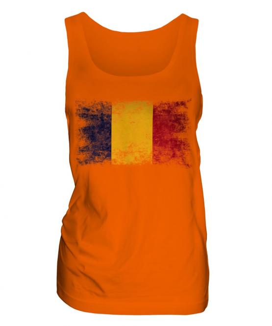 Chad Distressed Flag Ladies Vest