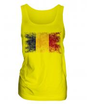 Chad Distressed Flag Ladies Vest