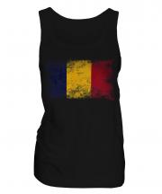 Chad Distressed Flag Ladies Vest