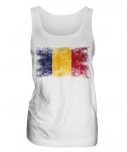 Chad Distressed Flag Ladies Vest