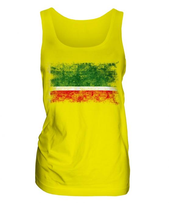 Chechen Republic Distressed Flag Ladies Vest