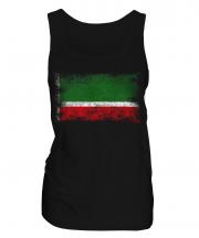 Chechen Republic Distressed Flag Ladies Vest
