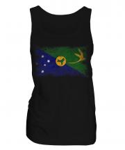 Christmas Island Distressed Flag Ladies Vest