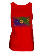 Christmas Island Distressed Flag Ladies Vest