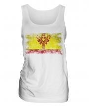 Chuvashia Distressed Flag Ladies Vest