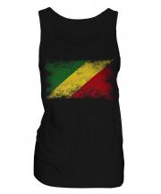 Congo Distressed Flag Ladies Vest