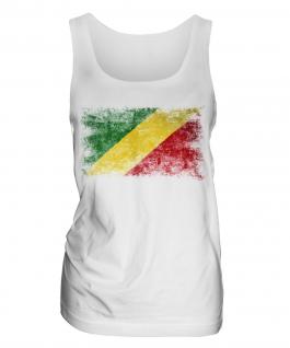 Congo Distressed Flag Ladies Vest