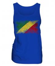 Congo Distressed Flag Ladies Vest