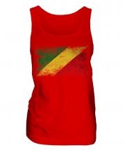 Congo Distressed Flag Ladies Vest