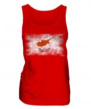 Cyprus Distressed Flag Ladies Vest