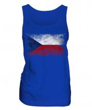 Czech Republic Distressed Flag Ladies Vest