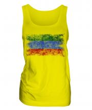 Dagestan Distressed Flag Ladies Vest