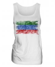 Dagestan Distressed Flag Ladies Vest