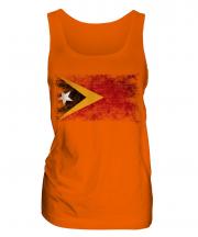 East Timor Distressed Flag Ladies Vest