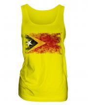 East Timor Distressed Flag Ladies Vest