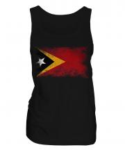 East Timor Distressed Flag Ladies Vest