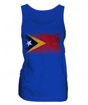East Timor Distressed Flag Ladies Vest