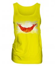 Easter Island Distressed Flag Ladies Vest