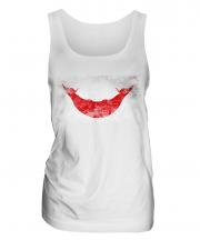 Easter Island Distressed Flag Ladies Vest
