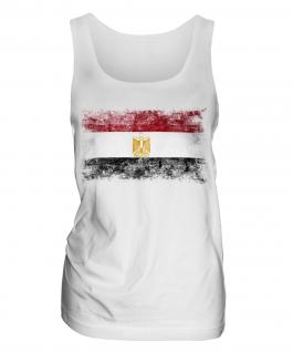 Egypt Distressed Flag Ladies Vest