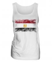Egypt Distressed Flag Ladies Vest