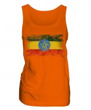 Ethiopa Distressed Flag Ladies Vest