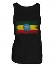 Ethiopa Distressed Flag Ladies Vest