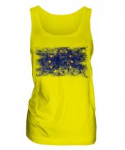 European Union Distressed Flag Ladies Vest