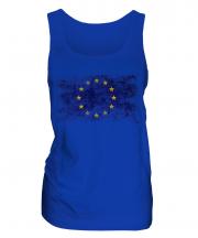 European Union Distressed Flag Ladies Vest