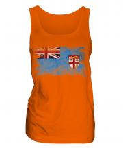 Fiji Distressed Flag Ladies Vest