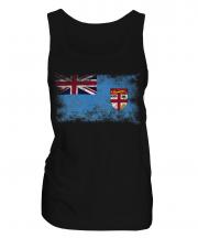 Fiji Distressed Flag Ladies Vest