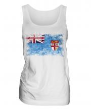 Fiji Distressed Flag Ladies Vest